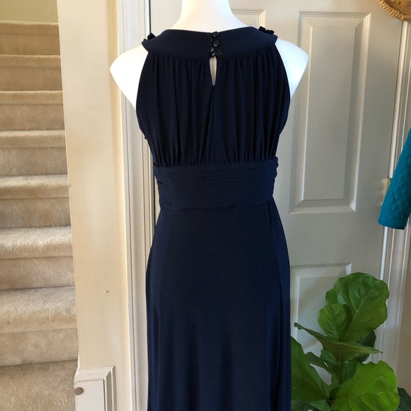 SIGNATURE BY SANGRIA blue sleeveless midi - Picture 6 of 8